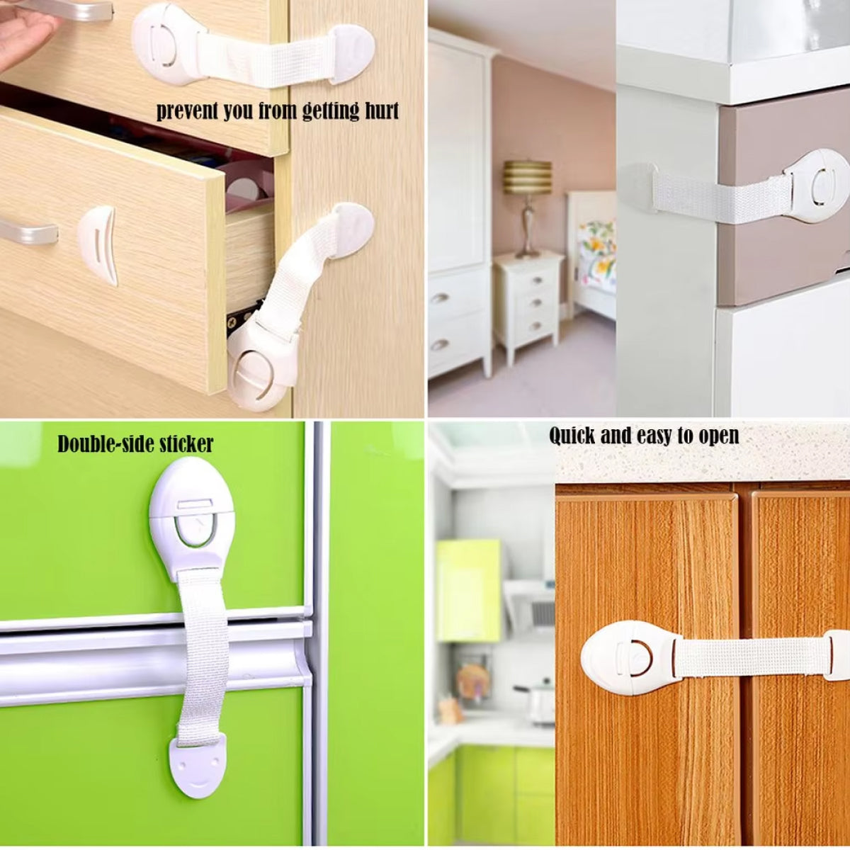 Drawer Lock for Baby Safety - 5 Pcs