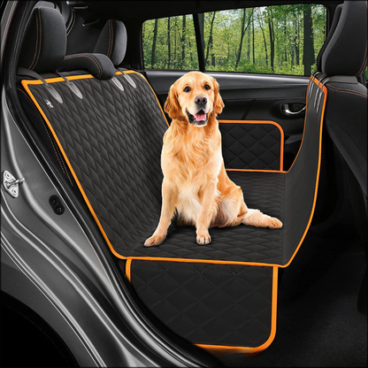 Back Seat Car Protector for Dogs – Waterproof and Comfortable Dog Seat Cover for Travel