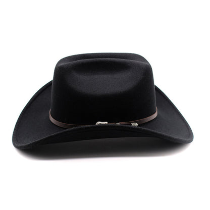 Black Western Authentic Cowboy Cowgirl Hat