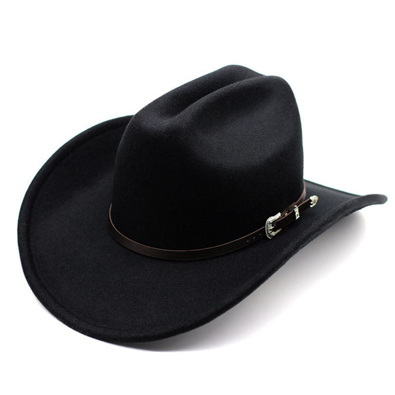 Black Western Authentic Cowboy Cowgirl Hat