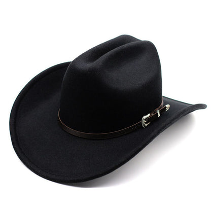 Black Western Authentic Cowboy Cowgirl Hat