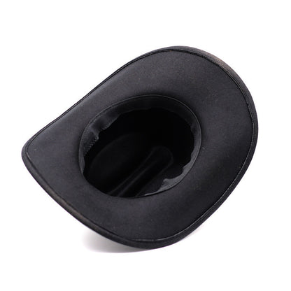 Black Western Authentic Cowboy Cowgirl Hat