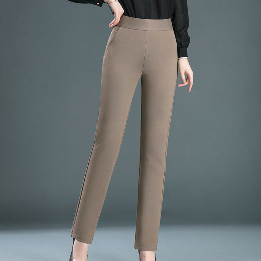 Pants Bella™ | Women's Straight-Cut Trousers | Soft Fabric, Tailored Fit & Versatile Style