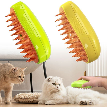 SteamPaws Cat Brush - 3-In-1