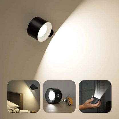Cordless Wall Lamp - Battery Operated LED Light Fixture for Indoor & Outdoor Use