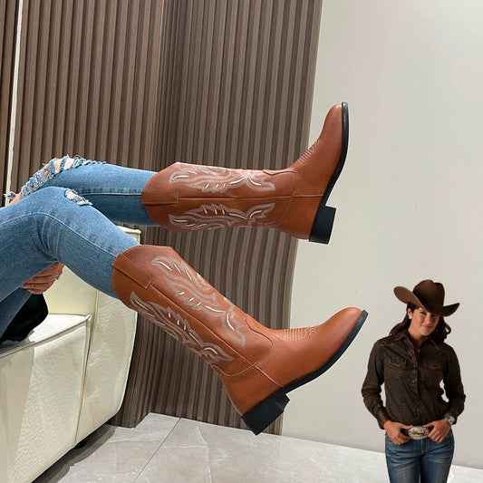 Cowboy Western Brown Boots for Women