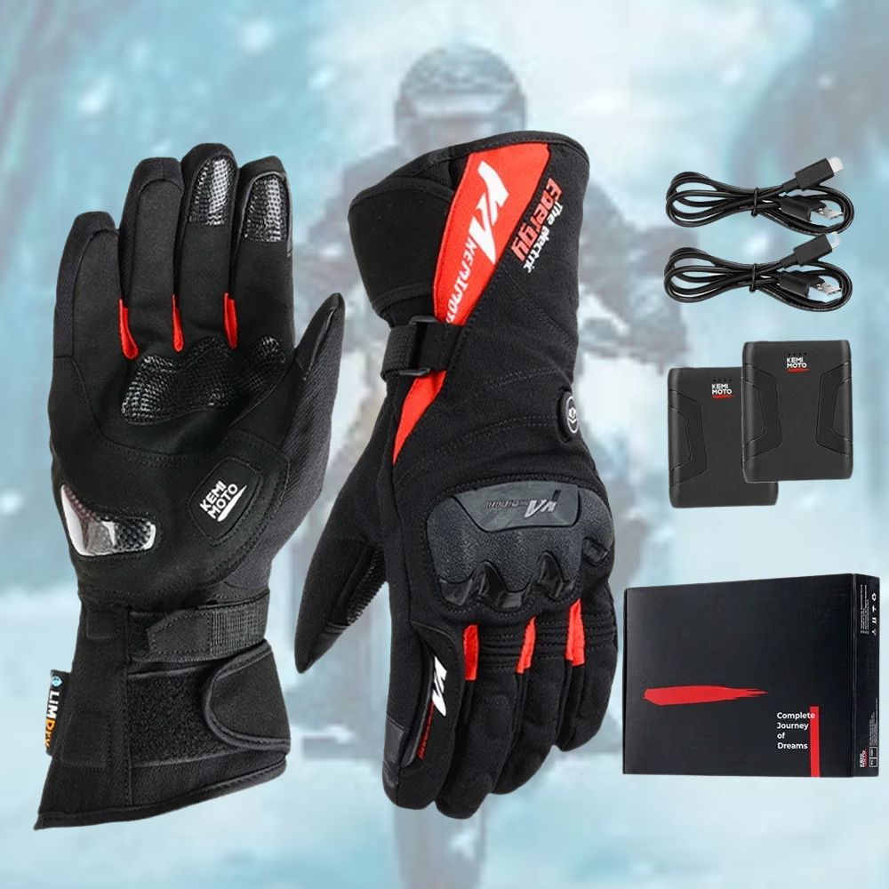 Thermo Grip Heated Gloves for Motorcyclists – USB Rechargeable and Comfortable