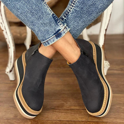 Luxe Bella™ | Women's Leather Ankle Boots | Genuine Leather, Stylish Design & Comfortable Fit