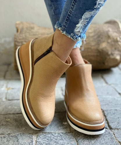 Luxe Bella™ | Women's Leather Ankle Boots | Genuine Leather, Stylish Design & Comfortable Fit