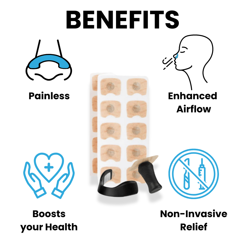 Breath™ Magnetic Nasal Strip – Enhance Breathing and Reduce Snoring