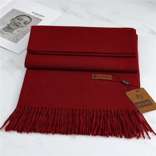 Luxury Women's Cashmere Scarf - Warm Wrap for Cold Weather, Soft and Comfortable Accessory