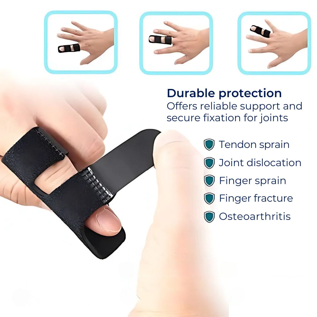 Finger Splint for Arthritis and Tendonitis – Adjustable Stabilizer Brace for Finger Rehabilitation