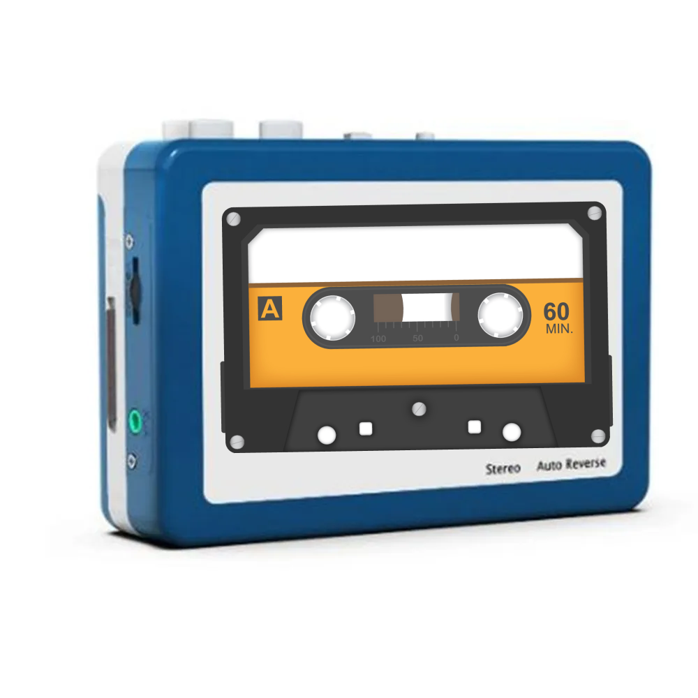 Bluetooth Compact Cassette Radio Tape and Player