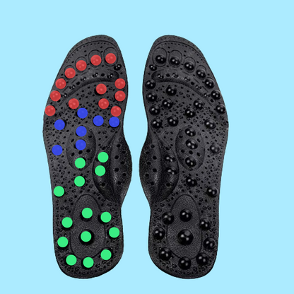 Acupressure Foot Shoe Reflexology Insoles for Pain Relief