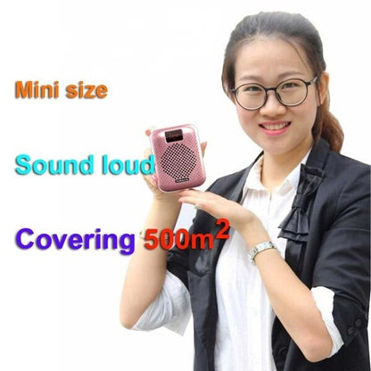 K500 Microphone Bluetooth Loudspeaker Portable Auto Pairing USB Charging Voice Amplifier Megaphone Speaker For Teaching