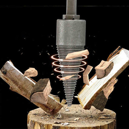 Wood Splitting Drill Bit | Fast Firewood Splitting Solution