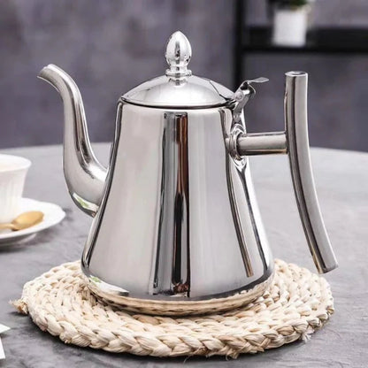 Induction-Compatible Tea Kettle - Premium Stainless Steel Kettle for Efficient Boiling