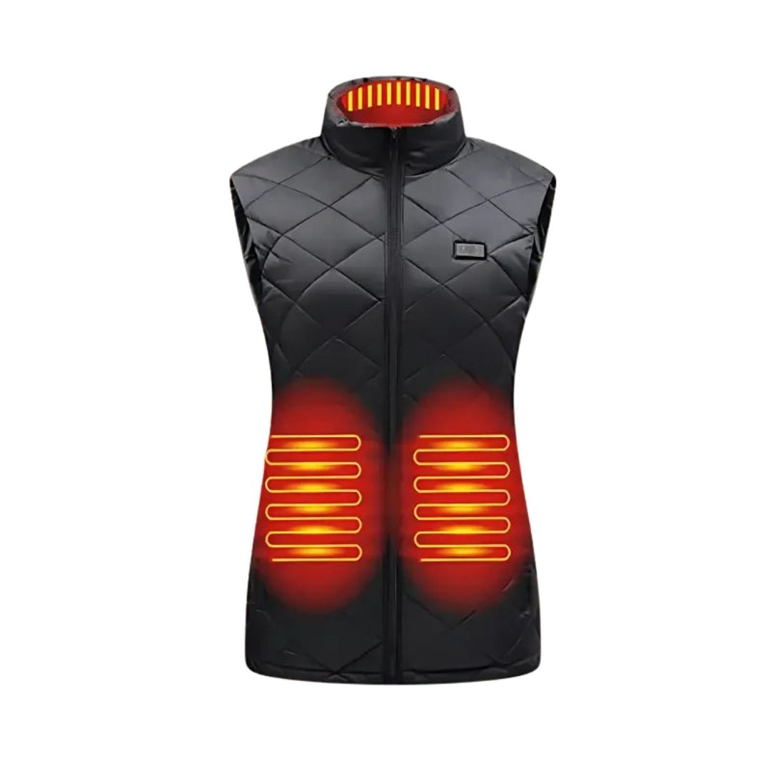 Women's Heated Gilet with Battery Pack – Warm, Rechargeable Body Warmer for Cold Weather