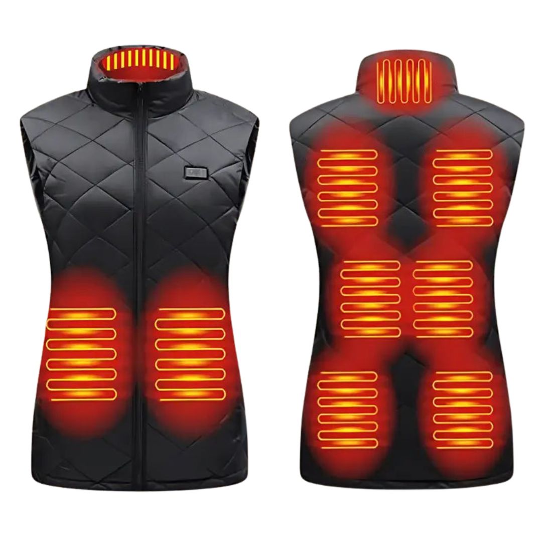 Women's Heated Gilet with Battery Pack – Warm, Rechargeable Body Warmer for Cold Weather