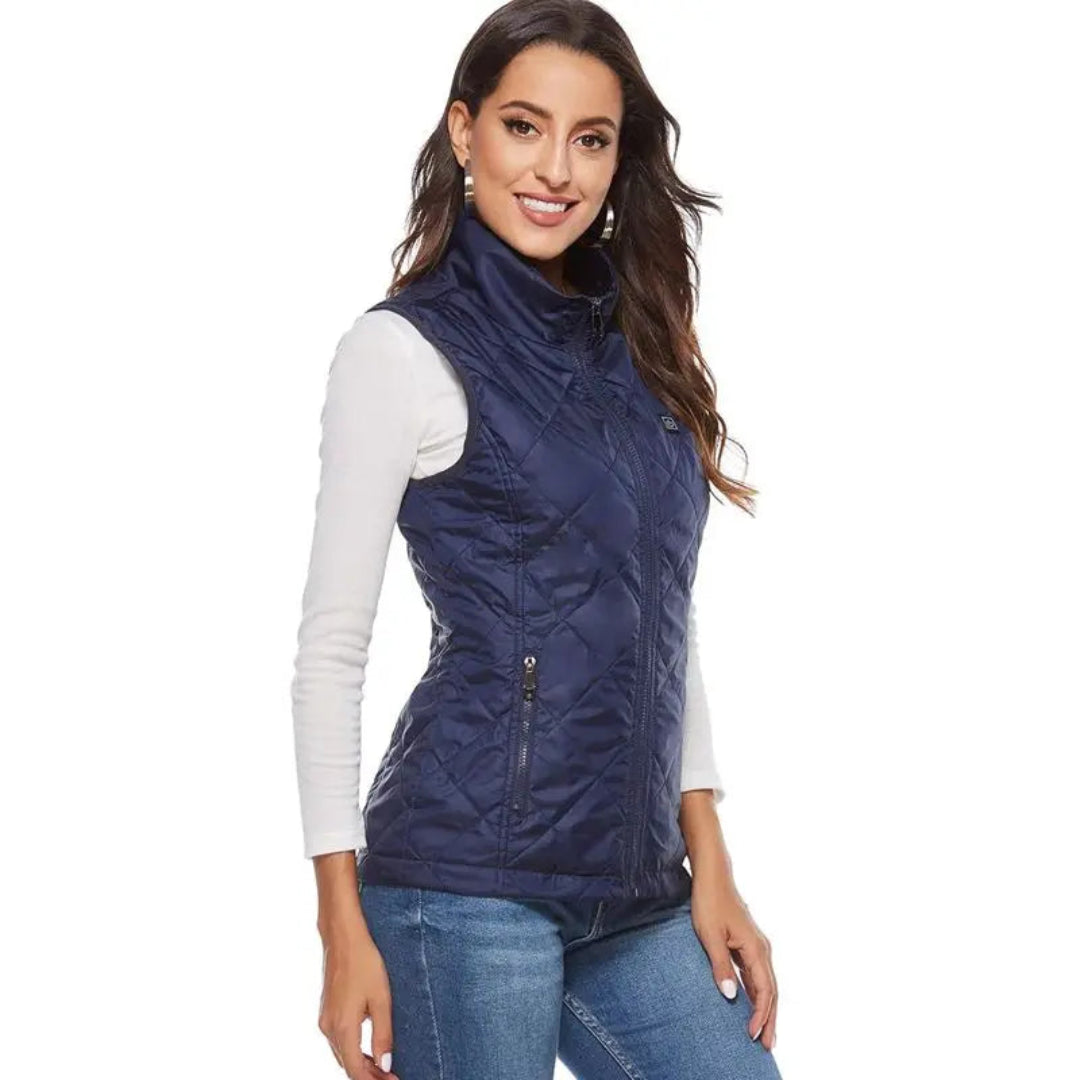 Women's Heated Gilet with Battery Pack – Warm, Rechargeable Body Warmer for Cold Weather