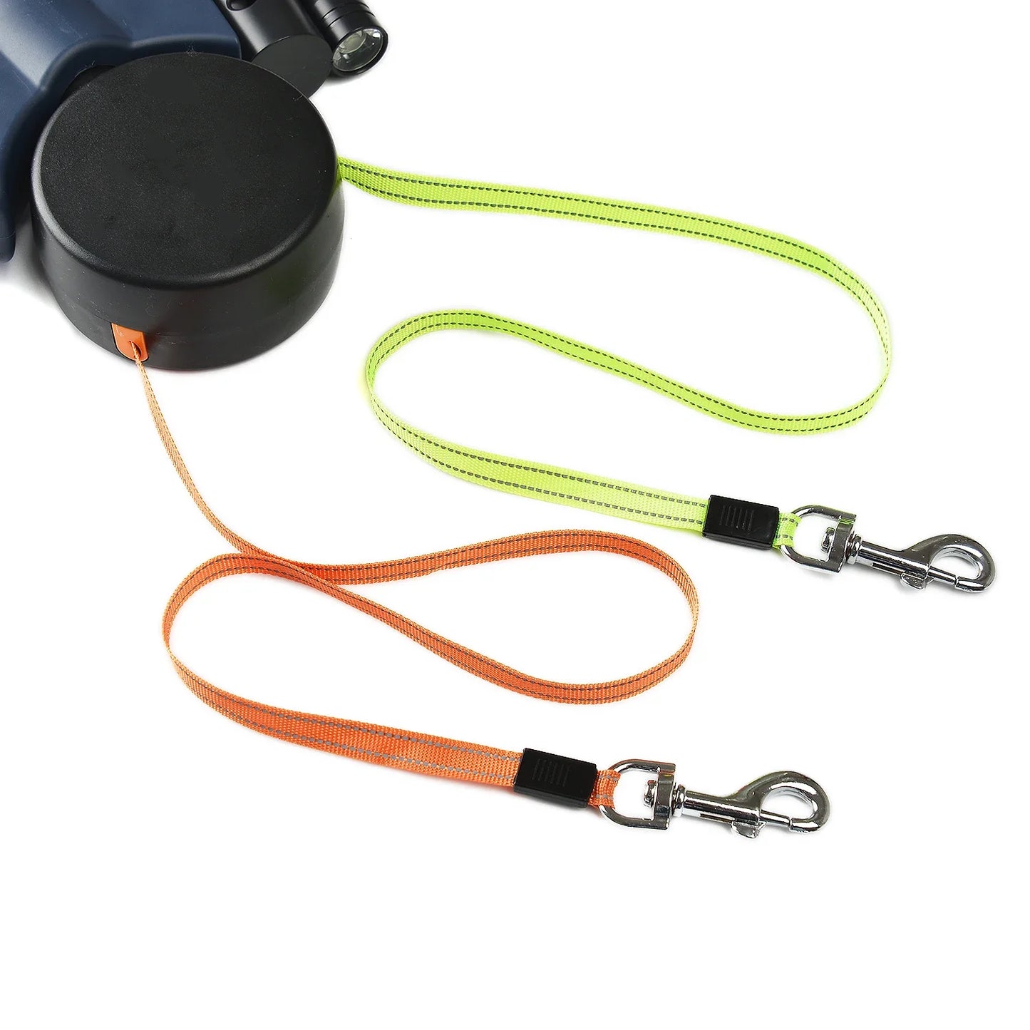 360° Double Lead for Dogs – Dual Retractable Leash with Reflective Design for Pets