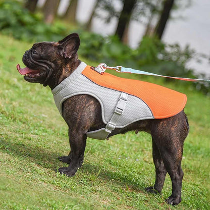 Summer Ice Dog Cooler Vest Dog Cooling Vest For Sunstroke Prevention Water-soakable Dog Cooling Vest Coat Suit