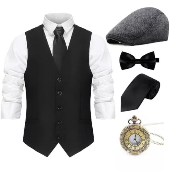 1920s Men's Style Gatsby Outfit - Authentic 1920s Roaring Twenties Style costume for Haloween