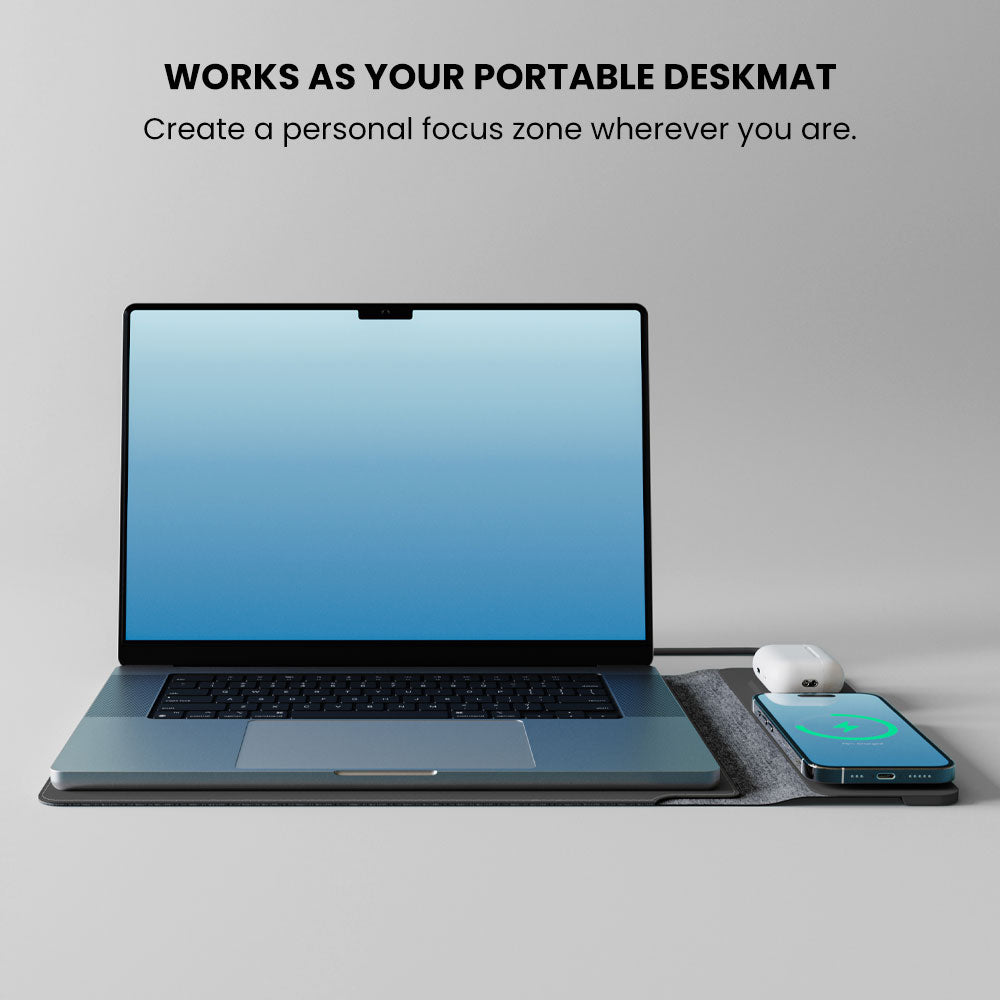 Laptop Sleeve with Wireless Charging | Portable & Protective Design