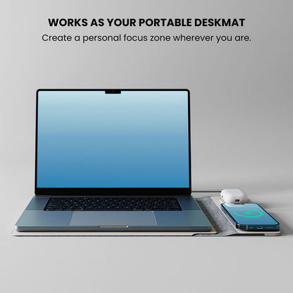 Laptop Sleeve with Wireless Charging | Portable & Protective Design