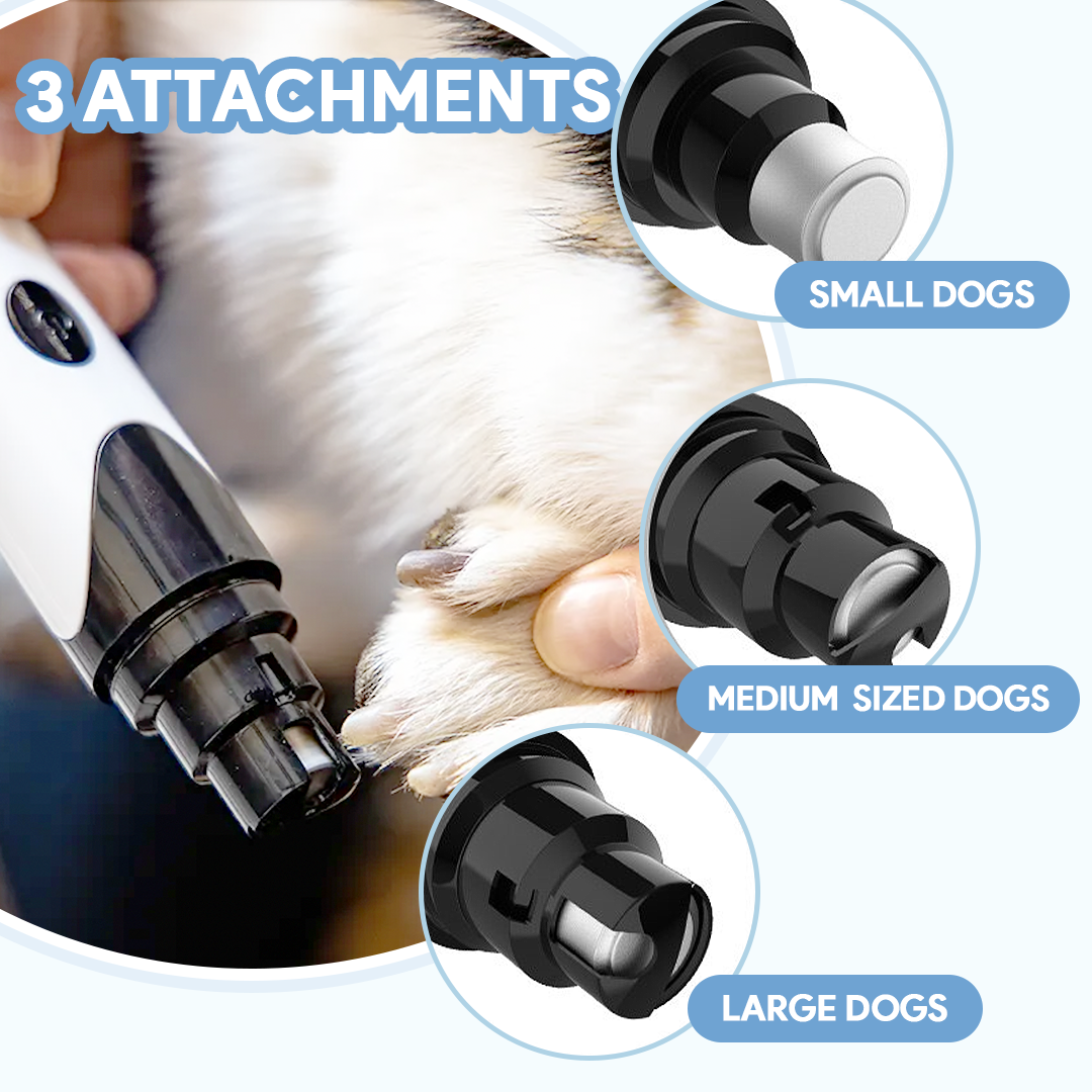 Pets Premium Nail Grinder for Dogs & Cats - Electric Dog Toenail Trimmers for Safe Grooming