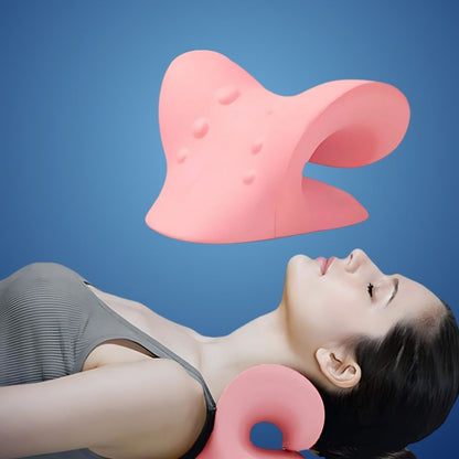 Chiropractic Neck Pillow for Pain Relief and Improved Posture - Neck Stretcher for Better Sleep and Comfort