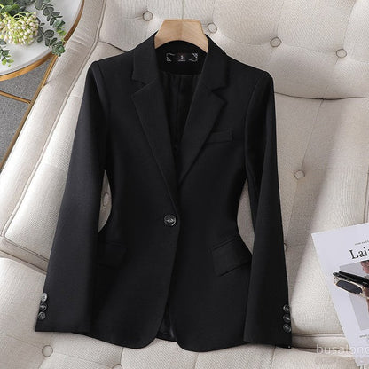 EliteLayer™ | Women's Classic Long Sleeve Blazer | Professional Fit, Tailored Design, Versatile Office Wear