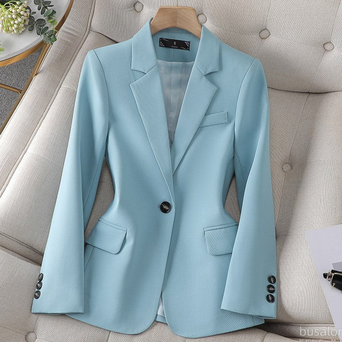 EliteLayer™ | Women's Classic Long Sleeve Blazer | Professional Fit, Tailored Design, Versatile Office Wear