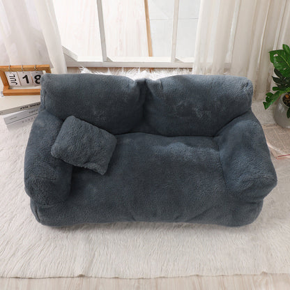 Big Dog Sofa Bed – Fluffy and Comfortable Couch for Large Dogs, Ideal for Relaxation