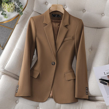 EliteLayer™ | Women's Classic Long Sleeve Blazer | Professional Fit, Tailored Design, Versatile Office Wear