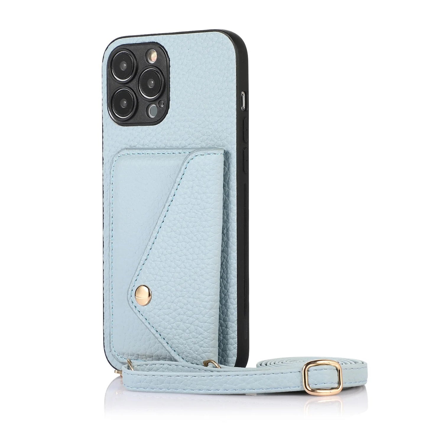 Luxury Phone Lanyard Case - Crossbody Pro Wallet Case Phone Holder and Purse