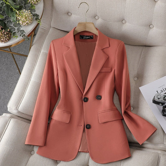 ProFitBlazer™ | Women's Professional Back Split Slim Fit Blazer | Tailored Design, Lightweight Fabric, Perfect for Office Wear