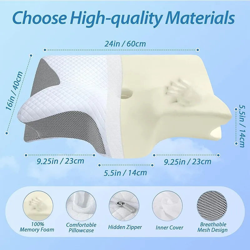 Cervix Pillow – Ergonomic Neck Pillow for Maximum Comfort and Support