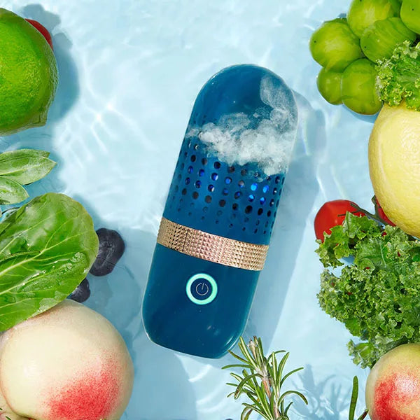 Portable Fruit and Veggie Cleaner for Safe Eating