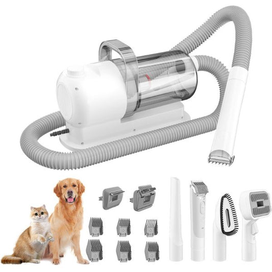 Professional Dog Grooming Kit with Vacuum 2.5L: Clippers, Hair Clipper, Grooming Tools, and Vacuum Dog Groomer Kit