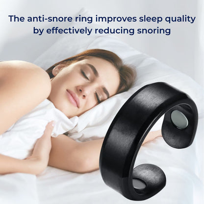 Anti-Snore Ring for Better Sleep | Reduces Snoring & Clears Airways for Improved Rest Quality