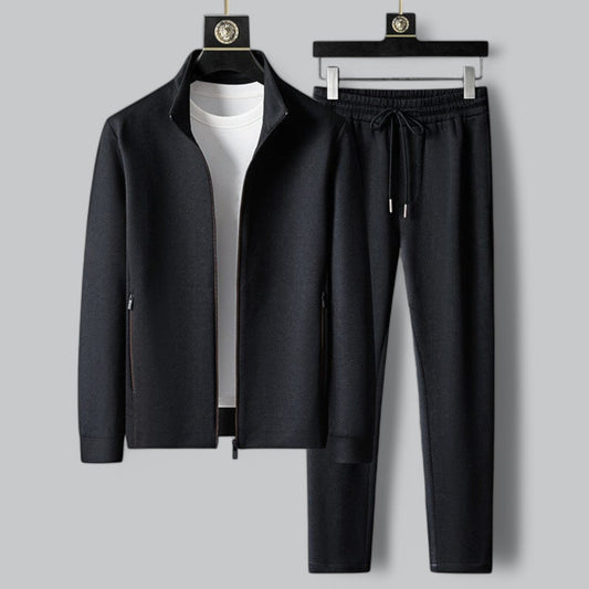 Men's Tracksuit Set | Premium Zip-Up Jacket & Drawstring Pants | Comfortable Sportswear for Active Lifestyle