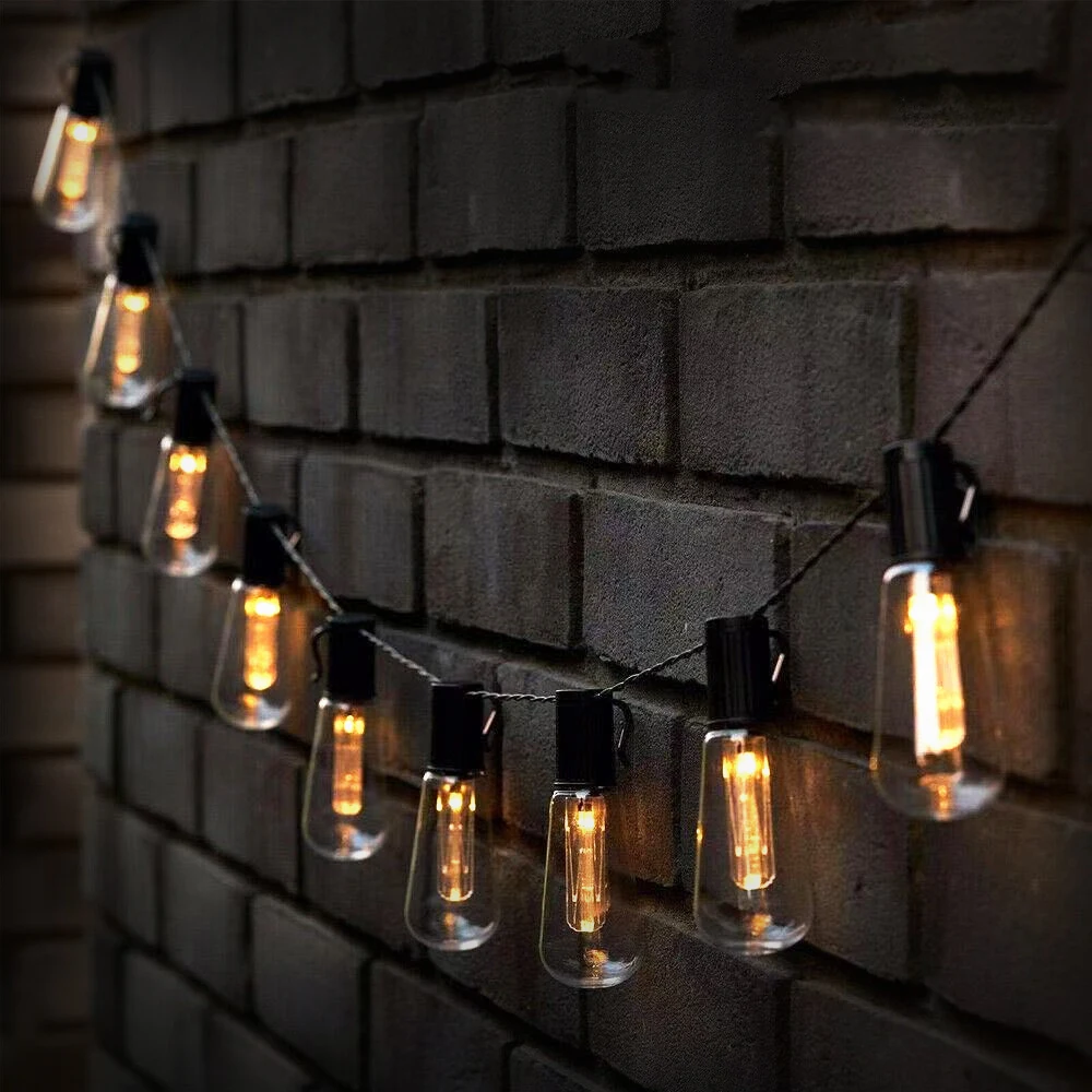 5m 20 LED Solar Powered Festoon Lights