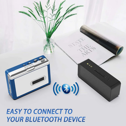 Bluetooth Compact Cassette Radio Tape and Player