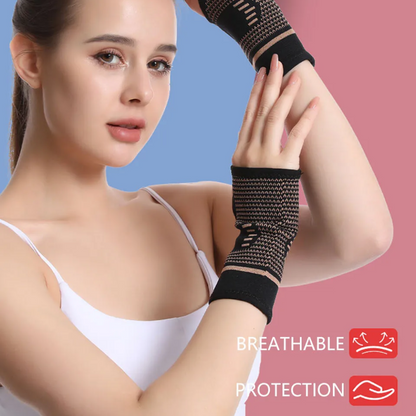 Copper Wrist Brace Splint Support for Arthritis and Arthrosis Pain Relief