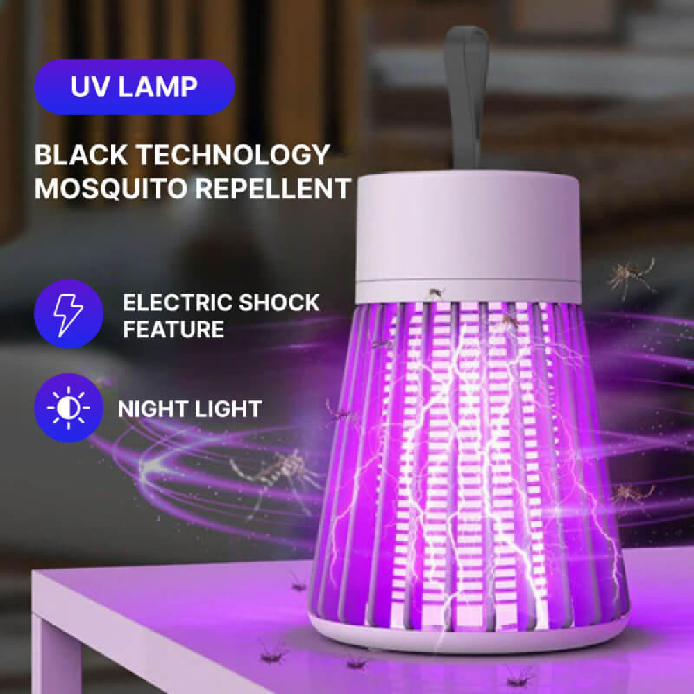 Light and Bug Zapper Mosquito Killer Solar Powered