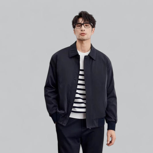 Lightweight Business Jacket | Short Buttoned Design, Breathable Fabric, Perfect for Professional Wear