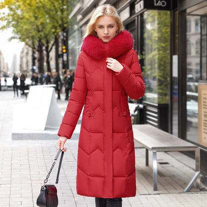 Fur Collar Chic™ | Women's Casual Hooded Jacket | Soft Fabric, Warm Fur Collar, Lightweight Design