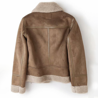 Moto Luxe™ | Women's Leather Moto Jacket | Genuine Leather, Asymmetrical Zipper, Slim Fit Design