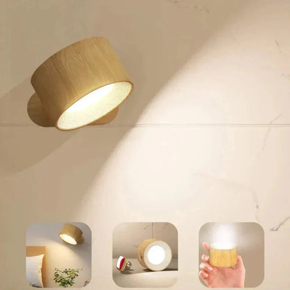 Cordless Wall Lamp - Battery Operated LED Light Fixture for Indoor & Outdoor Use